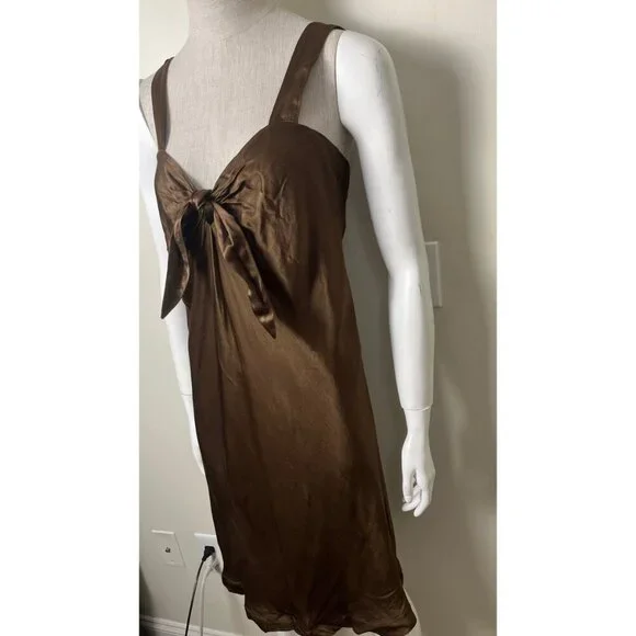 RAQUEL ALLEGRA SILK SLIP DRESS 6 - Picture 3 of 7